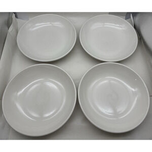 Vintage Hall 1983 10 inch Ivory-color Serving Bowl Made in USA 4-pieces *READ...